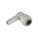 John Guest Reducing Stem Elbow - 1/4" Push - Fit x 3/8" Stem - Filter Flair