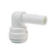 John Guest Stem Elbow - 1/4" Push - Fit x 1/4" Stem - Filter Flair