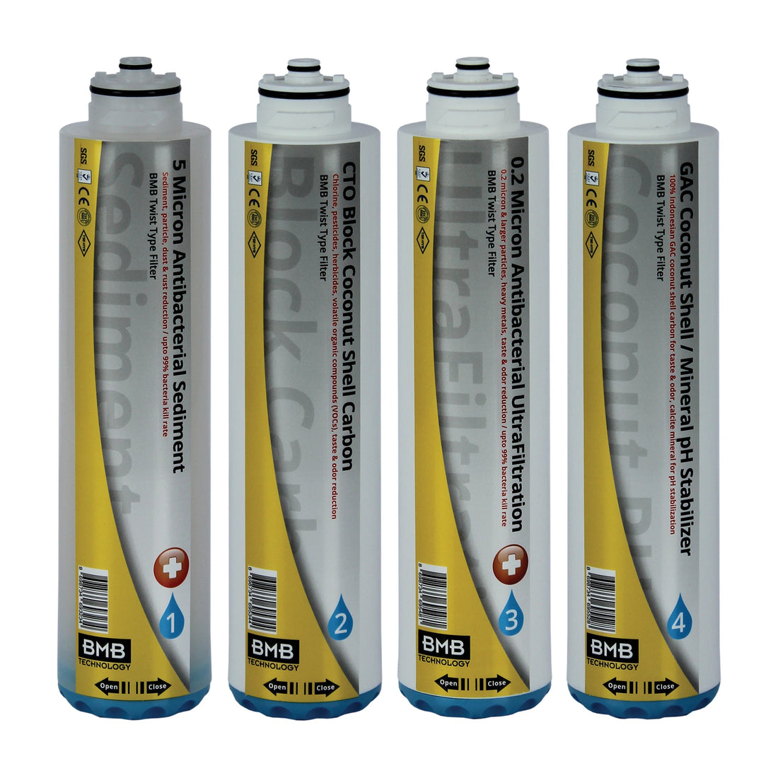 BMB Nano Ultrafiltration Replacement Filter Set - Filter Flair