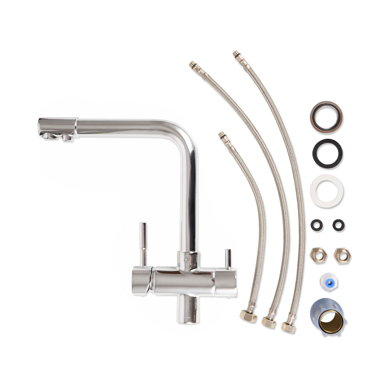 Deante Vista 3 Way Filtered Water Tap in Chrome
