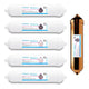 Fit Aqua 7 Stage REDOX RO Complete Replacement Set - Filter Flair