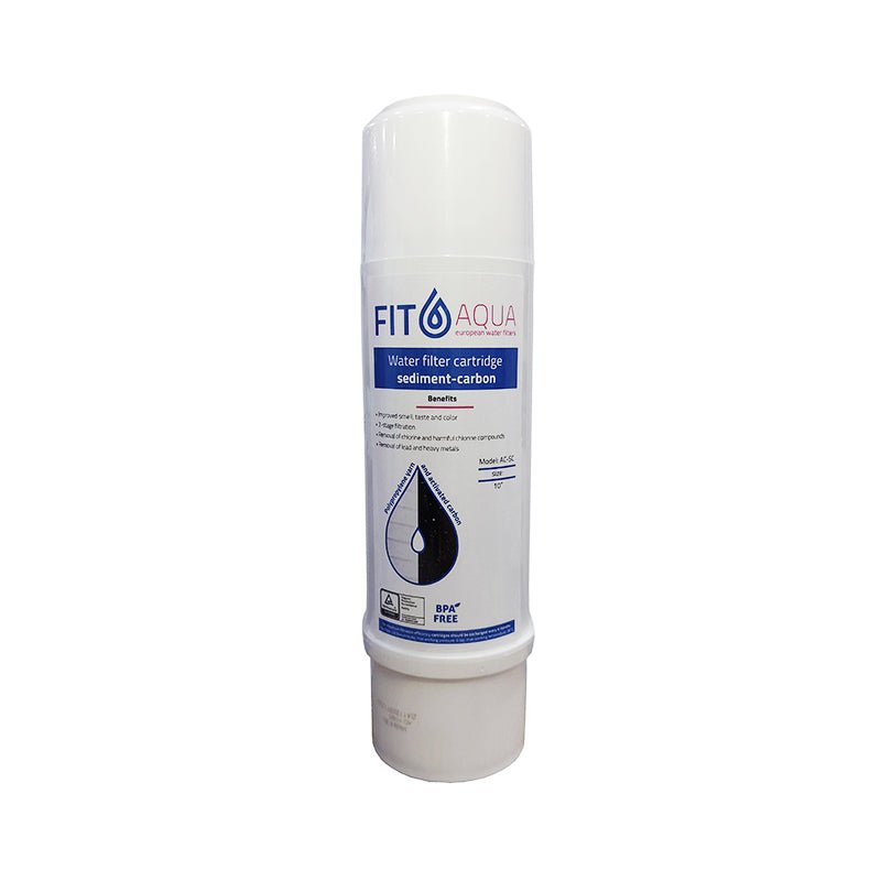 Fit Aqua Sediment Carbon Filter Cartridge - 10" x 2.5" - Filter Flair