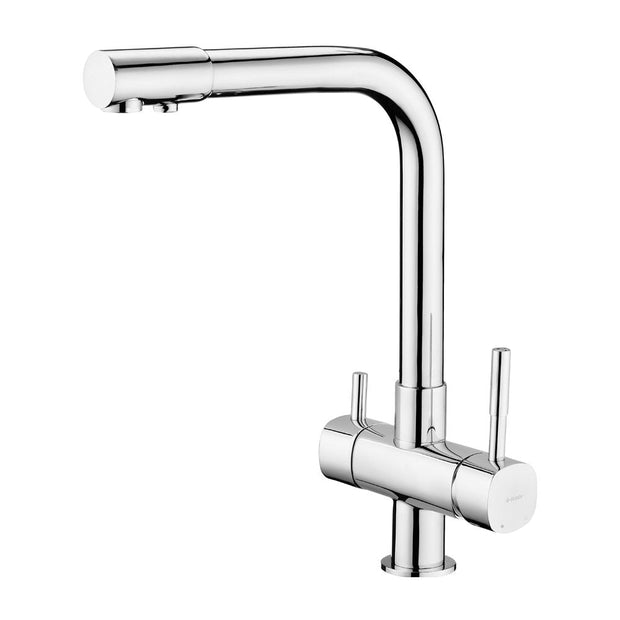 Deante Vista 3 Way Filtered Water Tap in Chrome - Filter Flair