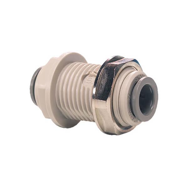 John Guest Bulkhead Connector - 3/8" Push Fit - Filter Flair