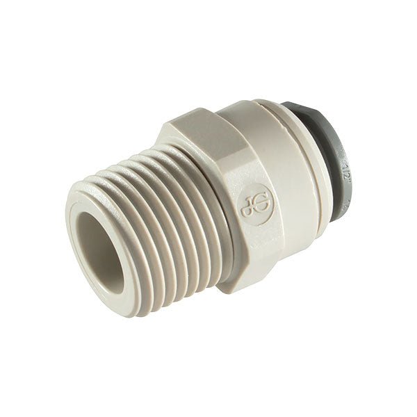 John Guest Male Adapter - 3/8" Male NPTF x 3/8" Push Fit - Filter Flair