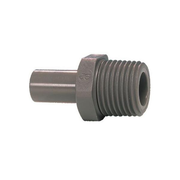 John Guest Stem Adapter - 3/8" Stem x 1/4" Male BSP - Filter Flair