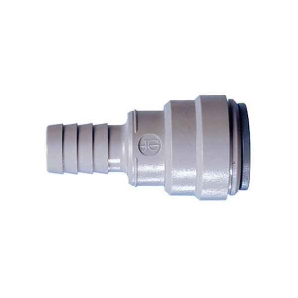 John Guest Tube to Hose Adapter - 15mm Push Fit X 1/2" Hose Barb - Filter Flair