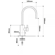 Premium Hike Swan Neck Single Flow Filtered Water Tap - Filter Flair