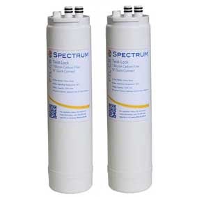 SPECTRUM PTL-CB Twist Lock Carbon Block Replacements 2 Pack - Filter Flair