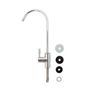 Swan Neck Single Flow Tap in Chrome - Filter Flair
